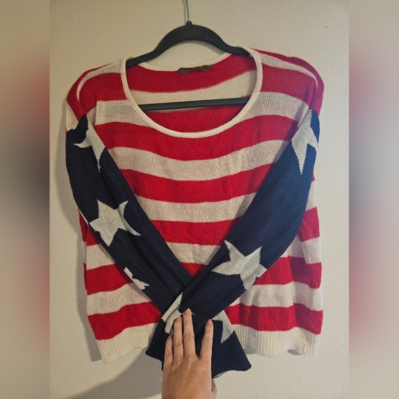 American Flag Knit sweater - Picture 2 of 4